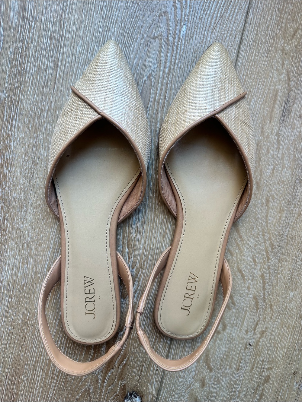 J. Crew Factory Woven Slingback